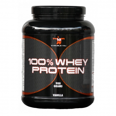 M Double You 100% Whey Protein 900 gram banaan 